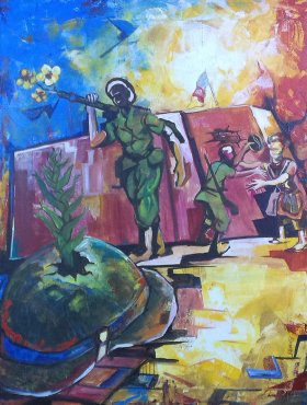 Trade guns to flowers